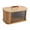 wood 34.5cm, variant on Baoblaze Wood Bread Box Retro Food Storage Container for Coffee Shop Bakery Farmhouse wood 29cm