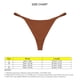 thumbnail image 4 of Tanga de tiro bajo, transpirable, sin costuras, de secado rápido, suave, de cintura fina, bragas, ropa interior para mujeres y niñas, color naranja y rojo S, 4 of 5