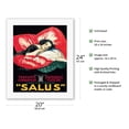 thumbnail image 2 of Salus - Mattress & Quilt Cushion Covers - Vintage Italian Advertising Poster by Achille Mauzan c.1930 - Fine Art Rolled Canvas Print 16in x 20in, 2 of 4