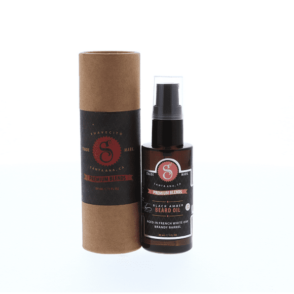 Suavecito Black Amber Beard Oil, 1 oz