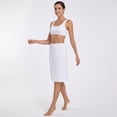 thumbnail image 3 of Women's Half Slip Underskirt, Mid Length Elastic Waist Under Dress Liner, Soft Smooth Seamless Breathable Ladies Slip Skirt for Daily Wear, Formal Dresses, Layering, 3 of 8
