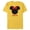 Yellow, variant on Minnie Mouse Red Bow Icon Niece Family- Short Sleeve Blended T-Shirt for Adults - Customized-Yellow