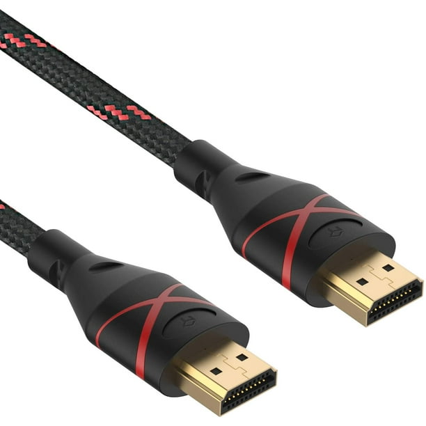 Rankie HDMI Cable, Nylon Braided Extremely Durable High-Speed, Supports  Ethernet, 3D, 4K and Audio Return, 6 Feet, Red 