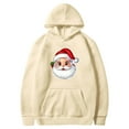 thumbnail image 3 of Hvot&aat Women's Christmas Hoodie Christmas Santa Oversized Sweatshirts Casual Fall Pullover Top, 3 of 3