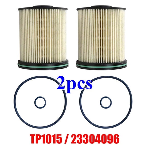 2 PACK TP1015 Fuel Filter Kit & Gaskets For Chevrolet Silverado 3.0L 23304096
