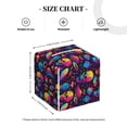 thumbnail image 4 of Gaeub colorful Skull Retro Print Leather Tissue Box Cover Square,Tissue Holder,Leather Paper Case,PU Leather Tissue Box Holder Decorative for Bathroom, Home Office Decor, 4 of 7