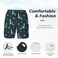 thumbnail image 5 of Daiia Cute Turtle Mens Swim Trunks Swim Shorts Quick Dry Swim Shorts with Mesh Lining Pockets-XX-Large, 5 of 9