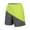 Green, variant on WERYOUNG Couple Sports And Fitness Nylon Shorts Men Can Go Underwater Trousers Breathable Trunks, Dark Gray, XXXL