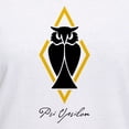 thumbnail image 3 of CafePress - Psi Upsilon Owl T Shirt - Womens Cotton V-Neck T-shirt, 3 of 4