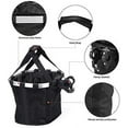 thumbnail image 3 of Payanwin Bike Basket, Small Pets Cat Dog Folding Carrier, Removable Bicycle Handlebar Front Basket, Quick Release and Easy to Install, Detachable Cycling Bag (Black), 3 of 3