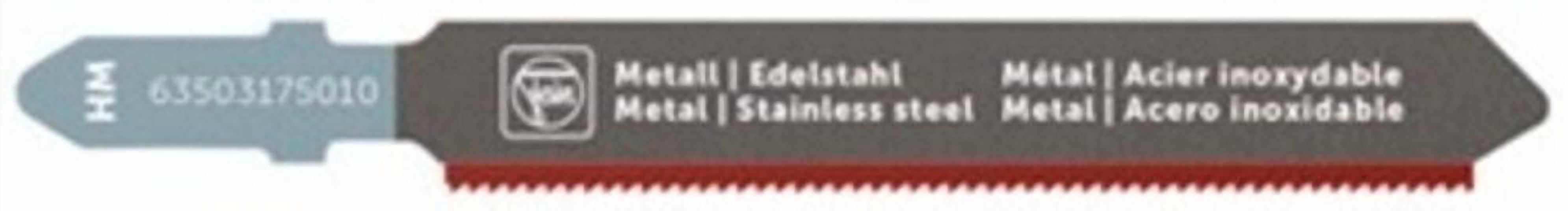 Fein 2-3/8 Inch 24 Tpi Carbide Jigsaw Blades, 3 Pack