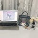 thumbnail image 3 of Bolsa de playa de verano, bolsa de cosméticos Sanrio, bolsa de almacenamiento de artículos diversos Kawaii Kuromi Cinnamoroll, artículos de tocador de belleza, bolso de mano portátil de viaje, 3 of 5