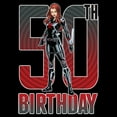 thumbnail image 2 of Junior's Marvel Black Widow 50th Birthday  Graphic T-Shirt, 2 of 4