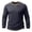 Navy, variant on Men's Long Sleeve Crew Neck Pullover T Shirt Casual Fashion Solid Color Slim Fit Sports Tops Fall Winter Lightweight Soft Comfort Shirts
