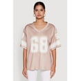 thumbnail image 2 of Womens 68 Graphic V-Neck Football Jersey, 2 of 5