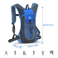 thumbnail image 3 of Sac à Dos de Cyclisme Léger Résistant à l'Eau pour Sport de Plein Air, Sac d'Hydratation, Sac Bandoulière pour Vélo, Randonnée, Course, 3 of 8