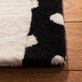 thumbnail image 3 of SAFAVIEH Kids Constantine Bunny Wool Area Rug, Black/Ivory, 5' x 8', 3 of 9