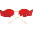 thumbnail image 2 of Gafas de sol ovaladas estilo punk retro de moda con protección lateral para hombre y mujer M, 2 of 5