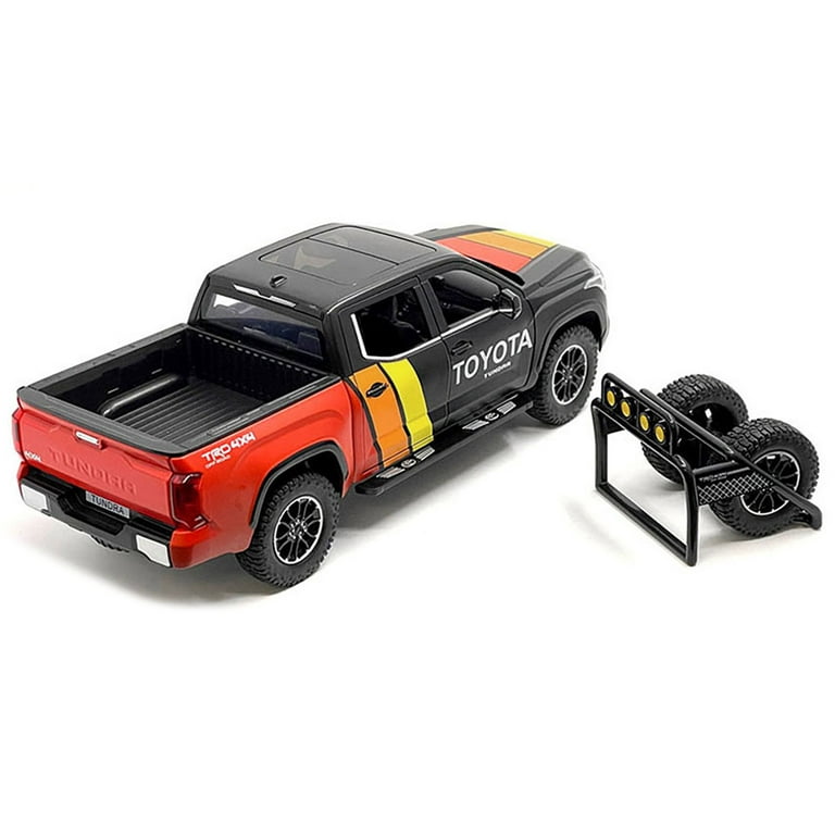2023 Toyota Tundra TRD 4x4 Truck Black & Red with Stripes with
