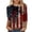 style08-Multicolor, variant on Gamivast Placed 4th of July Shirt 3/4 Sleeve Shirts For Women Loose Fit Crewneck Dressy Casual Tops Lightweight Solid Color Comfy Cute T Shirts Casual Tops XXL Previous History