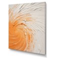 thumbnail image 2 of Designart "Minimal Spiral in Orange and White" Abstract Canvas Wall Art - Modern Orange Abstract Modern Spiral Bedroom Canvas Wall Art, 2 of 6
