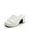 WHITE-PU, variant on High Chunky Platform Heels for Women Fashion Comfort Slip on Square Open Toe Block Heel Sandals