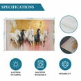 thumbnail image 7 of Placemat Horse Oil Painting Placemats for Dining Table Abstract Yellow Pink Washable Table Mats for Party Kitchen Dining Decoration, 7 of 7