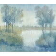 thumbnail image 2 of OToole, Tim 23x20 Gold Ornate Wood Framed with Double Matting Museum Art Print Titled - Morning at the Pond I, 2 of 4
