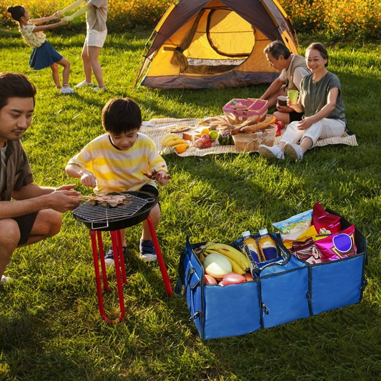 BKFYDLS Camping Trunk Organizer Multipurpose Collapsible Car