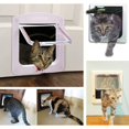 thumbnail image 2 of Gatera para Gatos Perros Gatera para Gatos Pequeña Puerta con Microchip Cerradura de 4 Vías Fácil de Instalar.// Kuyhfg Bienvenido a Kuyhfg, 2 of 4