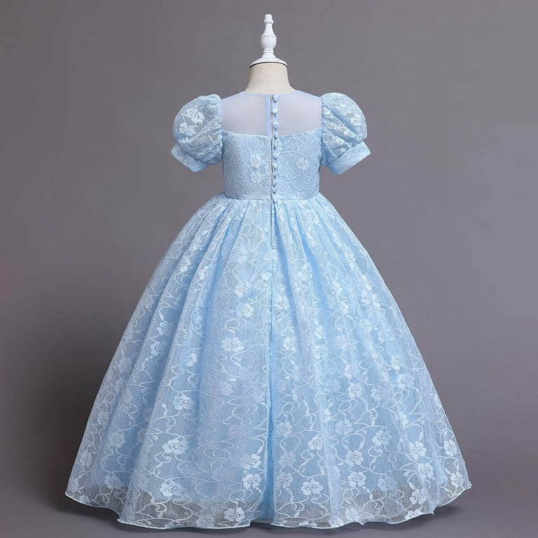 Fesfesfes Girls Princess Dress Big Girl Long Sleeve Dress Kids Dress  Children Long Dress - Walmart.com