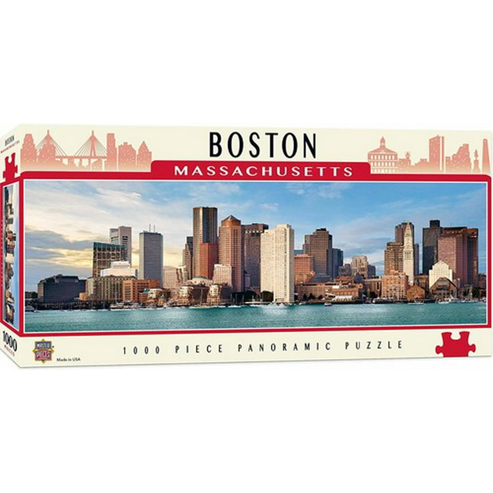 MasterPieces Boston 1000 Piece Panoramic Jigsaw Puzzle - Walmart.com ...
