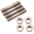 thumbnail image 1 of 4 Pcs Écrou de Remplacement Double Extrémité pour Collecteur d'Échappement en Acier Inoxydable T25, 1 of 8