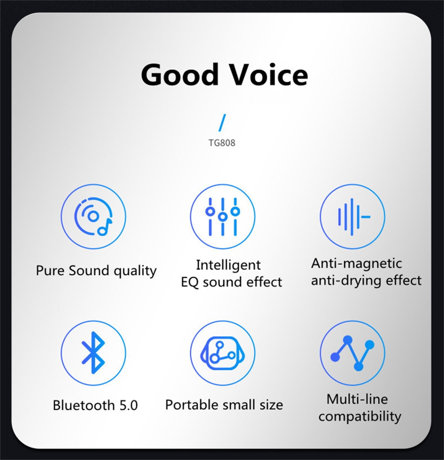 Bluetooth Earbuds Headset – Wireless Bluetooth Speaker Wireless Earphone Two-in-One Stereo Hands- Earbuds