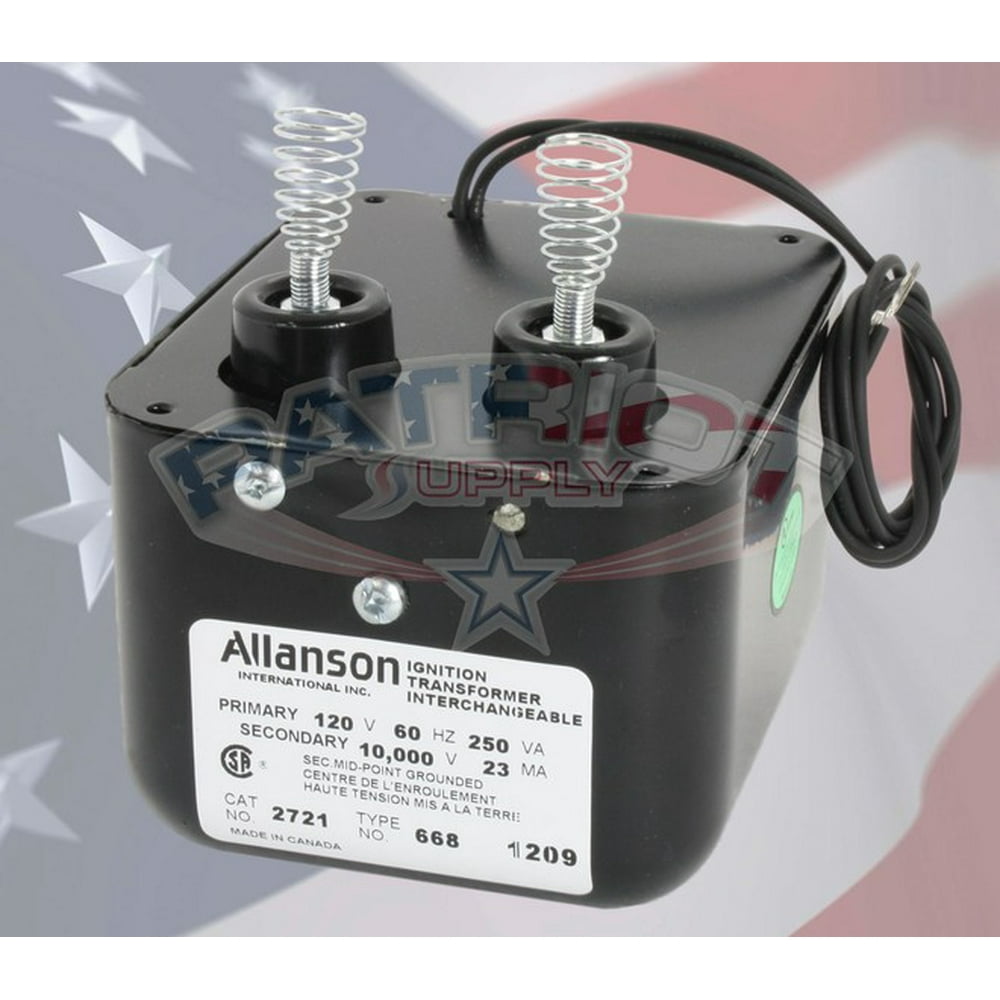 Allanson 2721668 120V 10,000V Secondary Ignition Transformer For Wayne