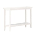 thumbnail image 3 of Convenience Concepts Ledgewood Console Table in White Wood Finish, 3 of 5