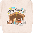 thumbnail image 3 of Inktastic Merry Christmas Cute Nativity Scene Toddler Sweatshirt, 3 of 4