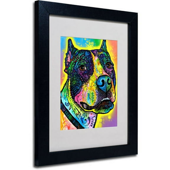Trademark Fine Art "Justice" Canvas Art by Dean Russo, Black Frame