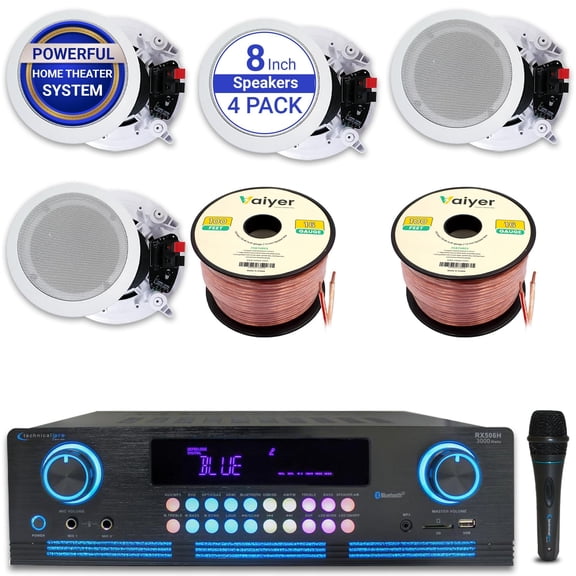 Kit de altavoces Vaiyer 2000 W Bluetooth para cine en casa