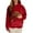 Red, variant on Christmas Sweatshirt Pet Care Hoodie Petcare Hoodie Pet Carrier Hoodies Kangaroo Pouch Hoodies with Dog Cat Pouch For Women Christmas Sweater