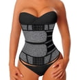 thumbnail image 1 of COMFREE Neoprene Sauna Waist Trainer Corset Sweat Belt for Women Compression Cincher Band Workout Fitness Back Support, 1 of 5