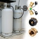 thumbnail image 4 of Manómetro Adaptador de recarga de propano de 5 a 40 lb con manómetro y codo de 90 grados para tanque de propano (1 unidad) JASKFLY, 4 of 7
