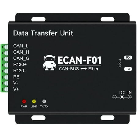 EBYTE 1 Pair CAN to Fiber Optic Wireless Transceiver ECAN-F01 CANBUS Long Distance 20km Baud Rate 5k-1M High Speed Data Conversion