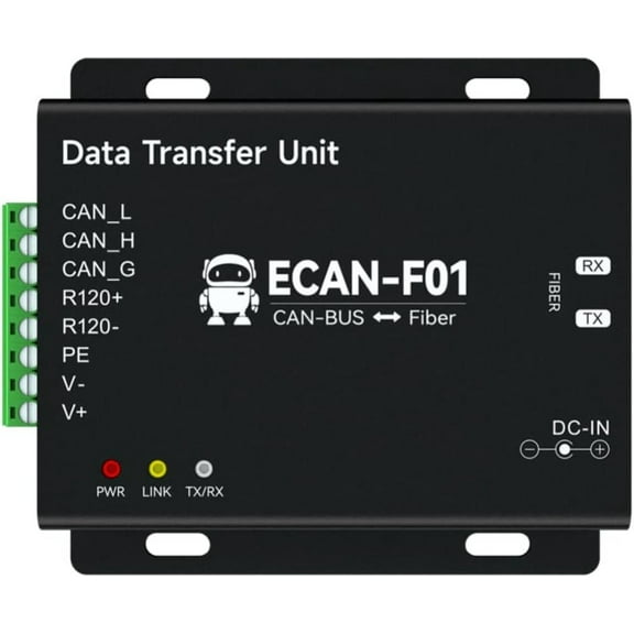 EBYTE 1 Pair CAN to Fiber Optic Wireless Transceiver ECAN-F01 CANBUS Long Distance 20km Baud Rate 5k-1M High Speed Data Conversion