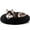 Black, variant on Dog & Cat Bed for Indoor Cats, 20in Calming Donut Bed for Puppy and Kitten, Washable Round Fluffy Pet Bed for Small Medium Dogs and Cats (Light Grey)