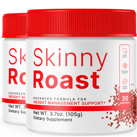 Skinny Roast Advanced Formula Weight Management Powder Supplement Maximum Strength Fitness Support 60 Servings