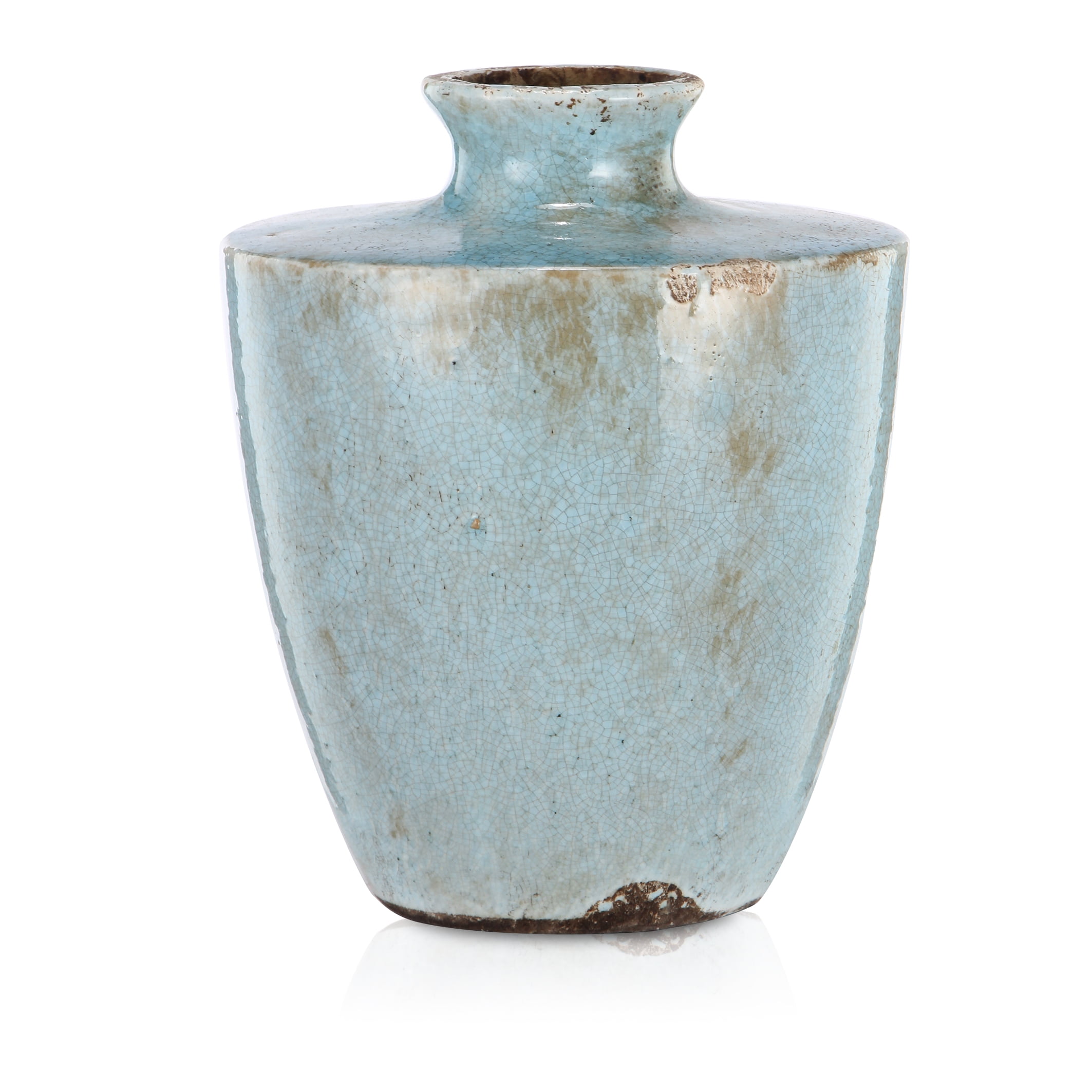 A&B Home 8 by 10-Inch Terracotta Vase 