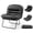 Black, variant on CONCETTA Casual Office Chair, Small Sofa Chair, Foldable Chair with Foldable Metal Frame for Living Room, Bedroom, Office, Pink