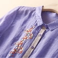 thumbnail image 5 of GaThRRgYP Womens Short Sleeve Dresses Clearance under $10,Women's Spring,Summer,and Retro Cotton and Linen Round Neck Travel Holiday Long Dress, 5 of 9