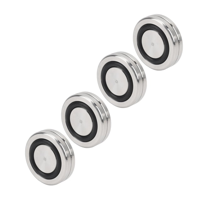 Isolation Feet for Speakers, Anti Vibration Speaker Isolation Stand Feet, Stainless Steel, Rubber, for Subwoofers, CD, DAC, Instruments